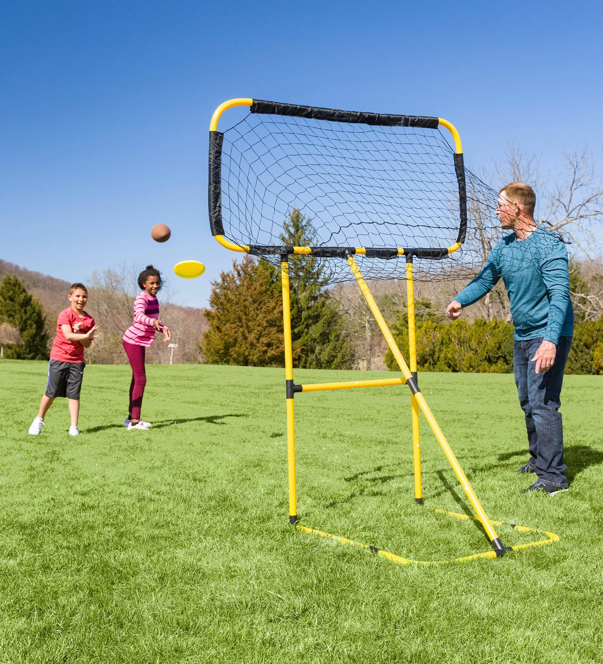 Football and Disc Target Kick 'n Toss Set