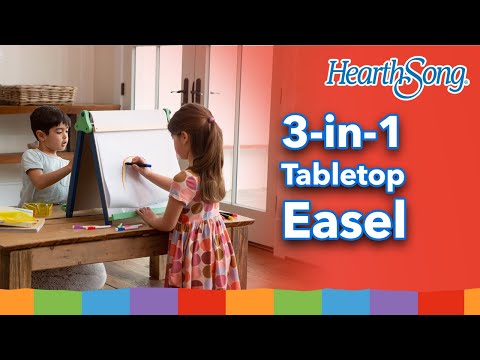 Tabletop Easel for Kids - Art Easel for Toddler - Kids Easel Chalkboar